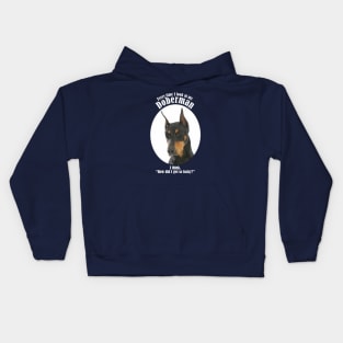 Lucky Doberman Kids Hoodie